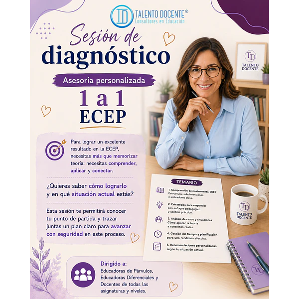 Sesión de Diagnóstico |  Mentoría Personalizada ECEP 2026 | 1 a 1