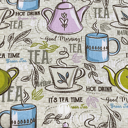 Coleção Fabricart - Chá Tea Time
