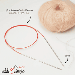 Agulha circular 40cm Addi Lace