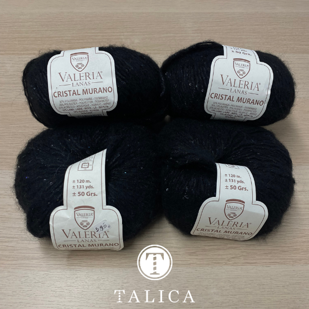 Pack de Cristal Murano Preto 1