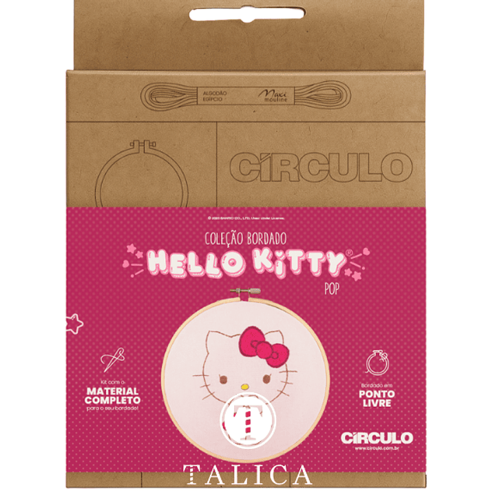 Kit Bordado Hello Kitty 1