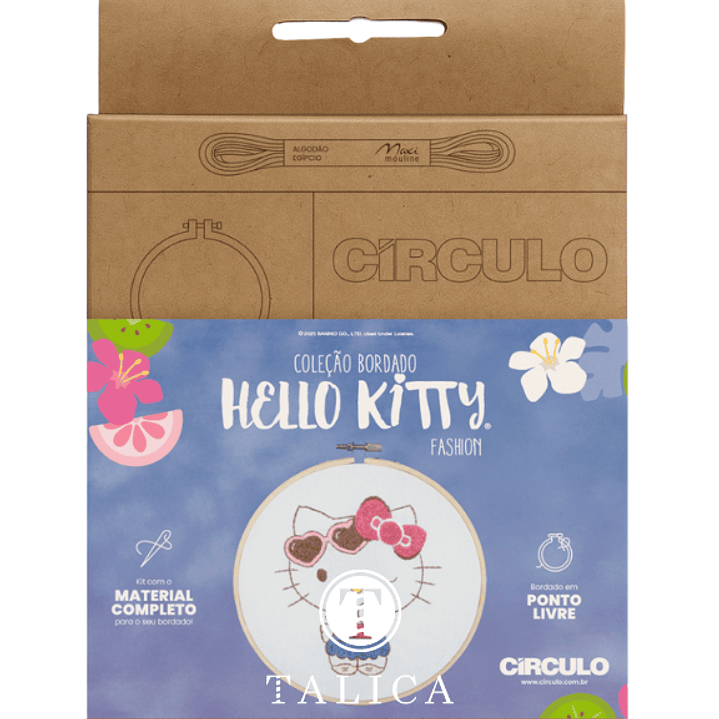 Kit Bordado Hello Kitty 2
