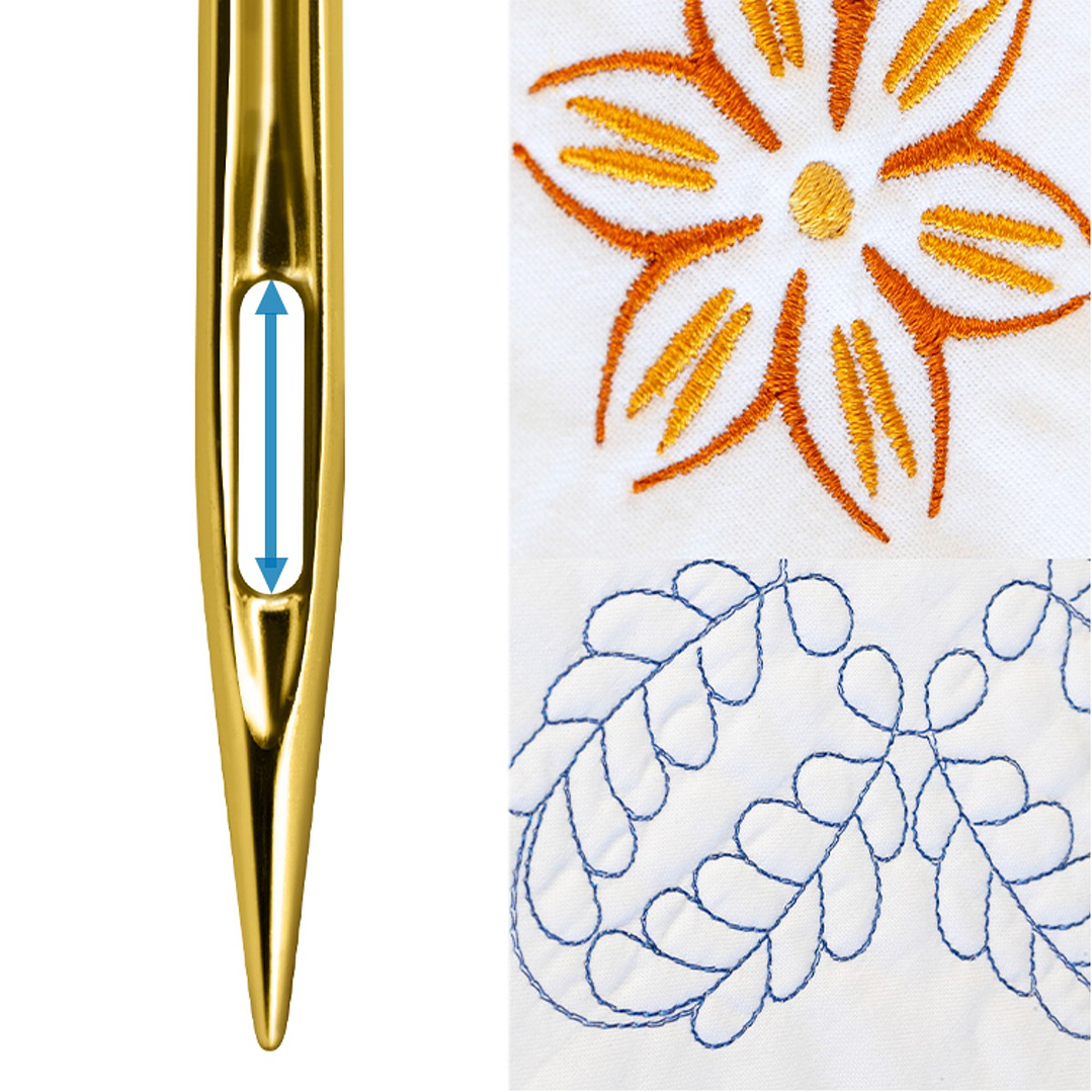 Agulha Máquina Gold Topstitch Schmetz 4