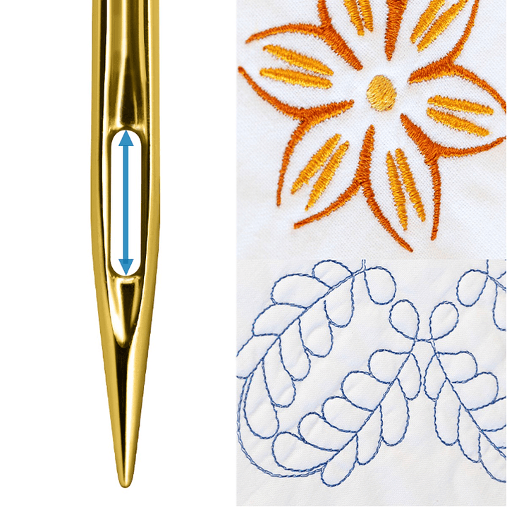 Agulha Máquina Gold Topstitch Schmetz 4