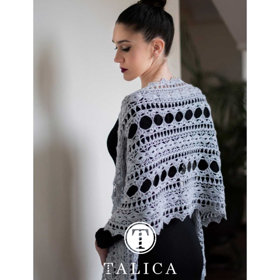 Livro Knit & Art 8 - Aires del Sur | 10 xailes de crochet 2