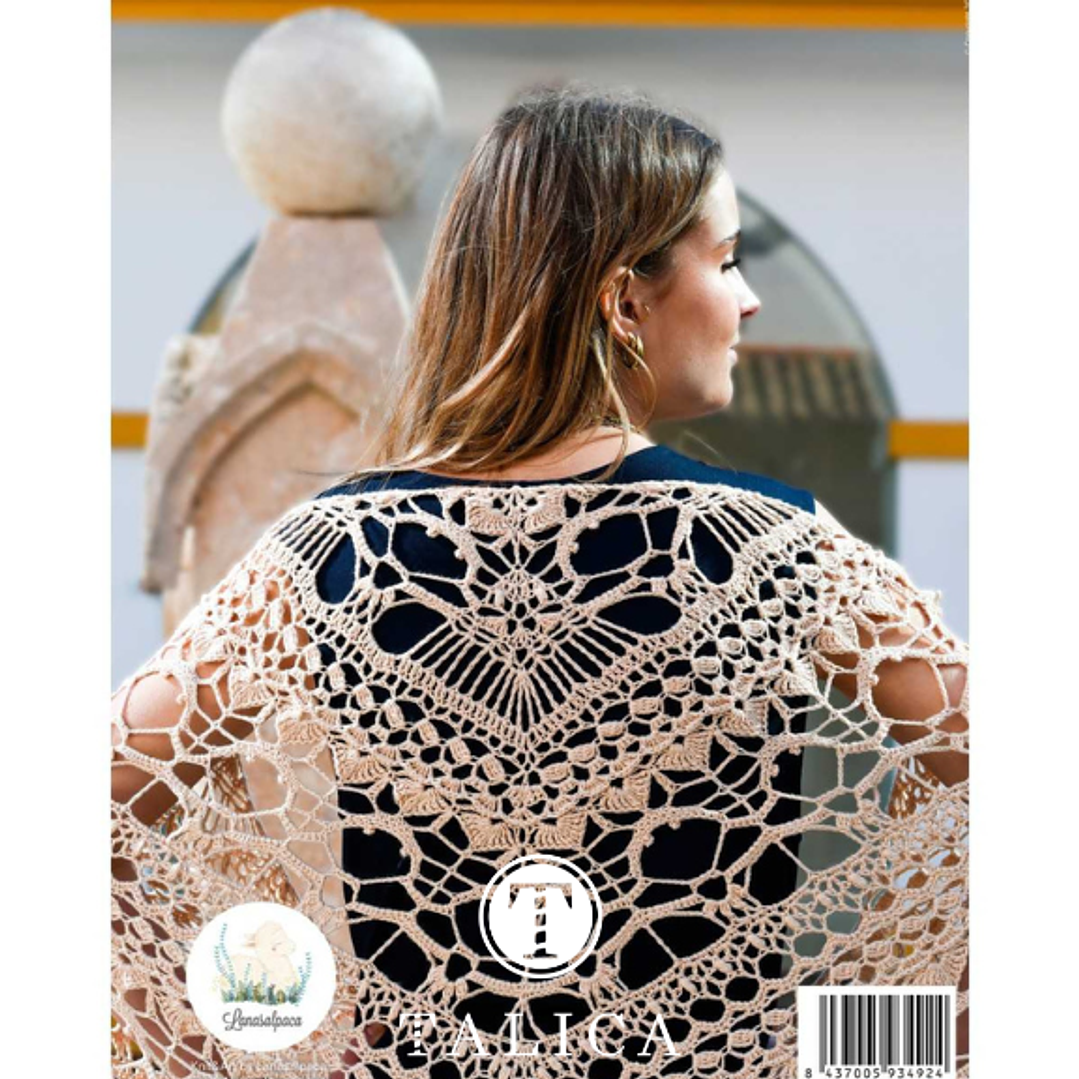 Livro Knit & Art 8 - Aires del Sur | 10 xailes de crochet 6