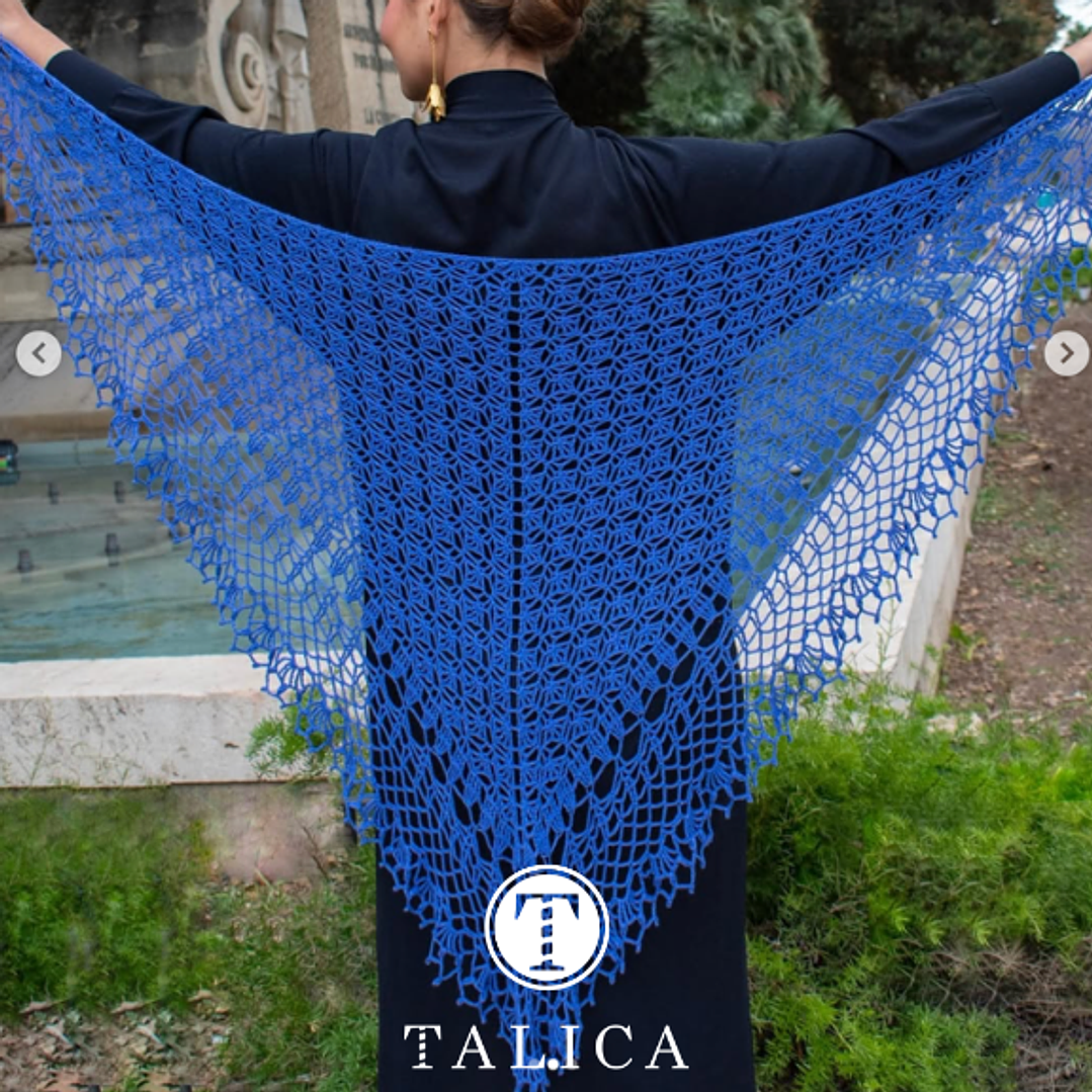 Livro Knit & Art 8 - Aires del Sur | 10 xailes de crochet 18