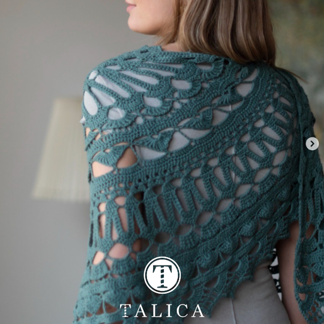 Livro Knit & Art 8 - Aires del Sur | 10 xailes de crochet 23