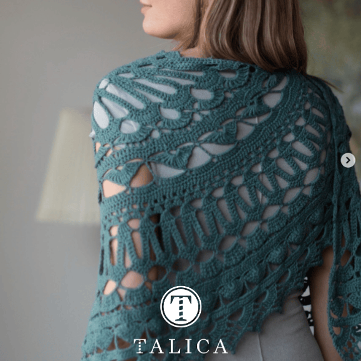 Livro Knit & Art 8 - Aires del Sur | 10 xailes de crochet 23