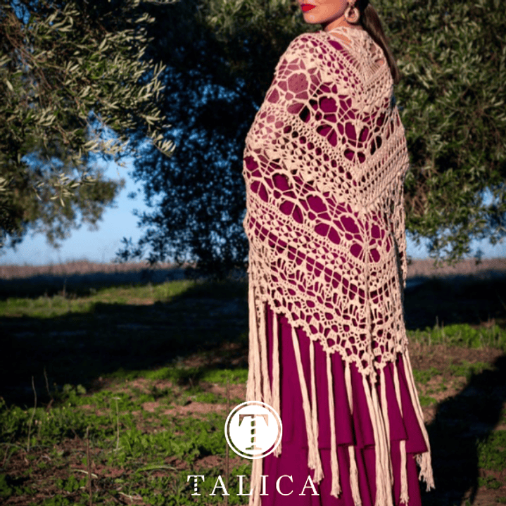 Livro Knit & Art 8 - Aires del Sur | 10 xailes de crochet 27