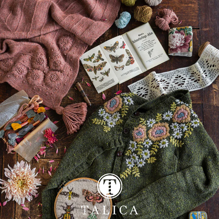 Embroidery on Knits - Livro Laine 8