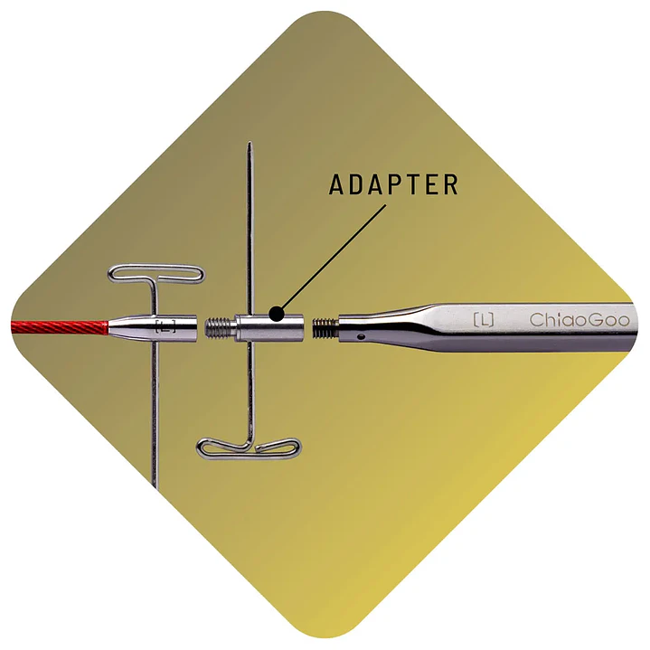 Adaptadores de Cabos ChiaoGoo Giratório 1