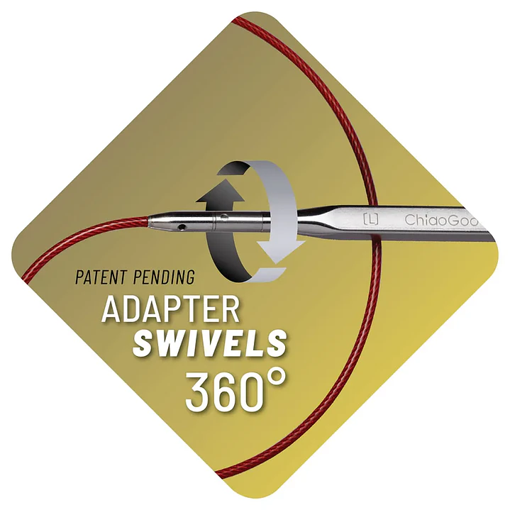 Adaptadores de Cabos ChiaoGoo Giratório 3