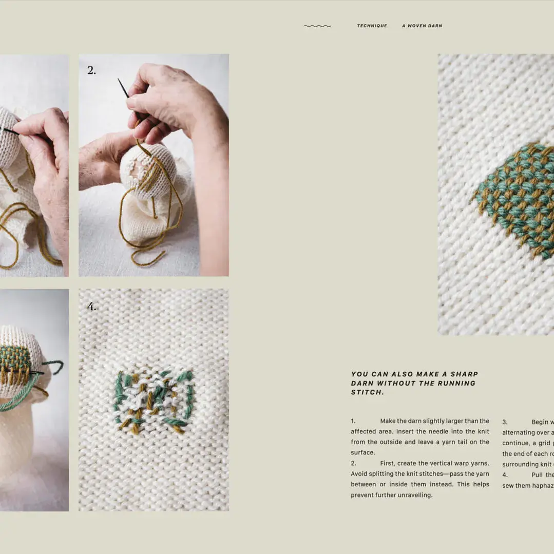 The Art of Knitwear Repair 3