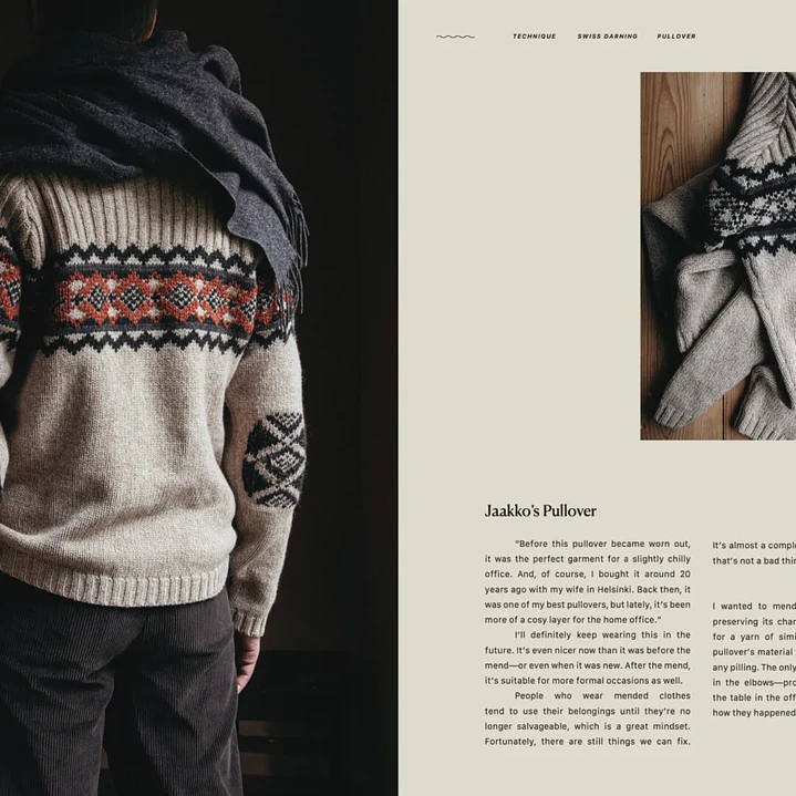 The Art of Knitwear Repair 9