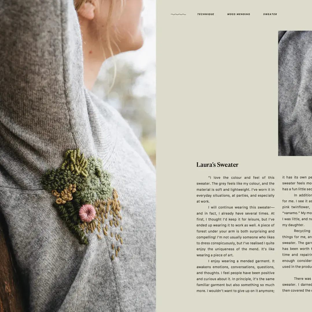 The Art of Knitwear Repair 16