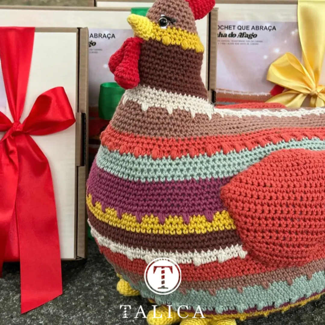 Kit Crochet Galinha do Afago 2