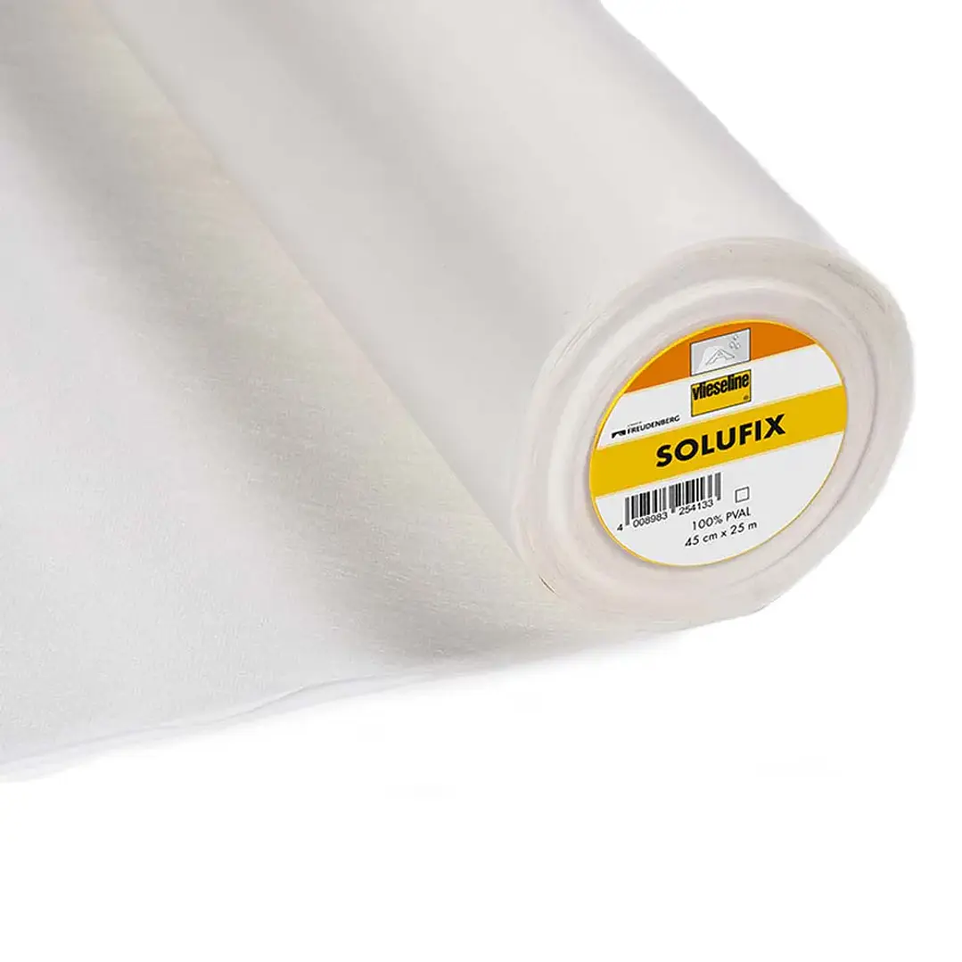 Entretela Hidrosolúvel Autocolante Solufix Vlieseline 1