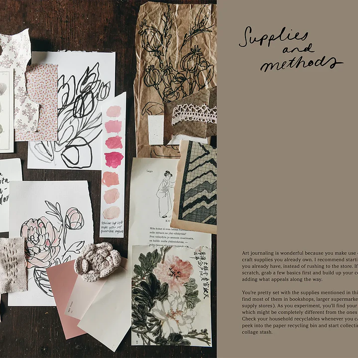 Canvas for Creativity – a Gentle Guide to Art Journaling 6