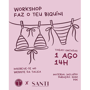 Workshop Faz o teu Biquíni
