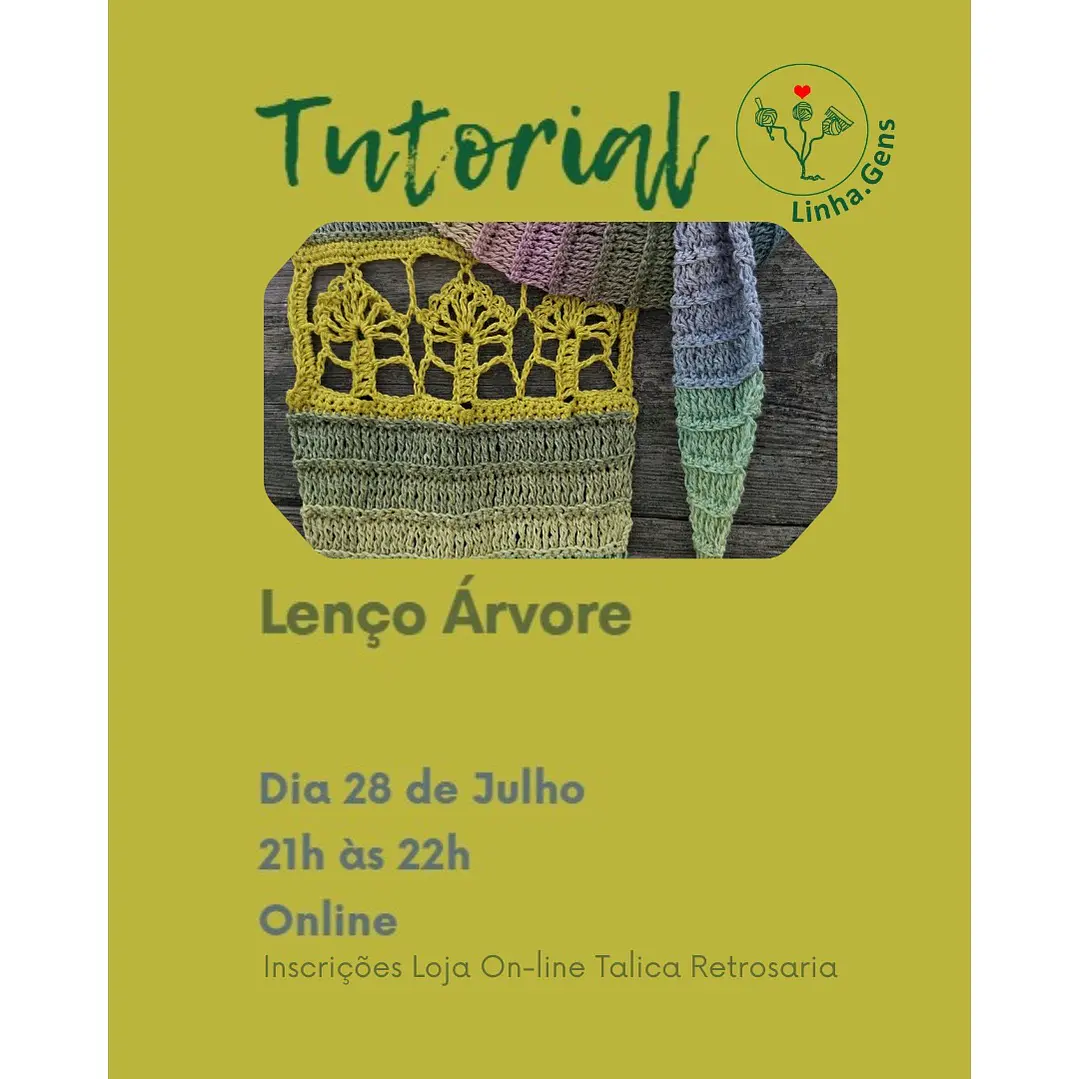 Video Aula - Tutorial Lenço Árvore 1