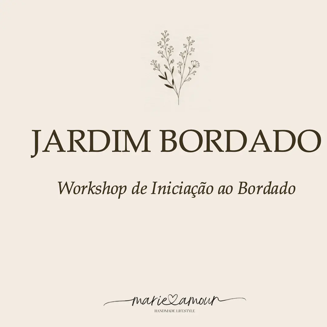Workshop de Iniciação ao Bordado - ONLINE 2