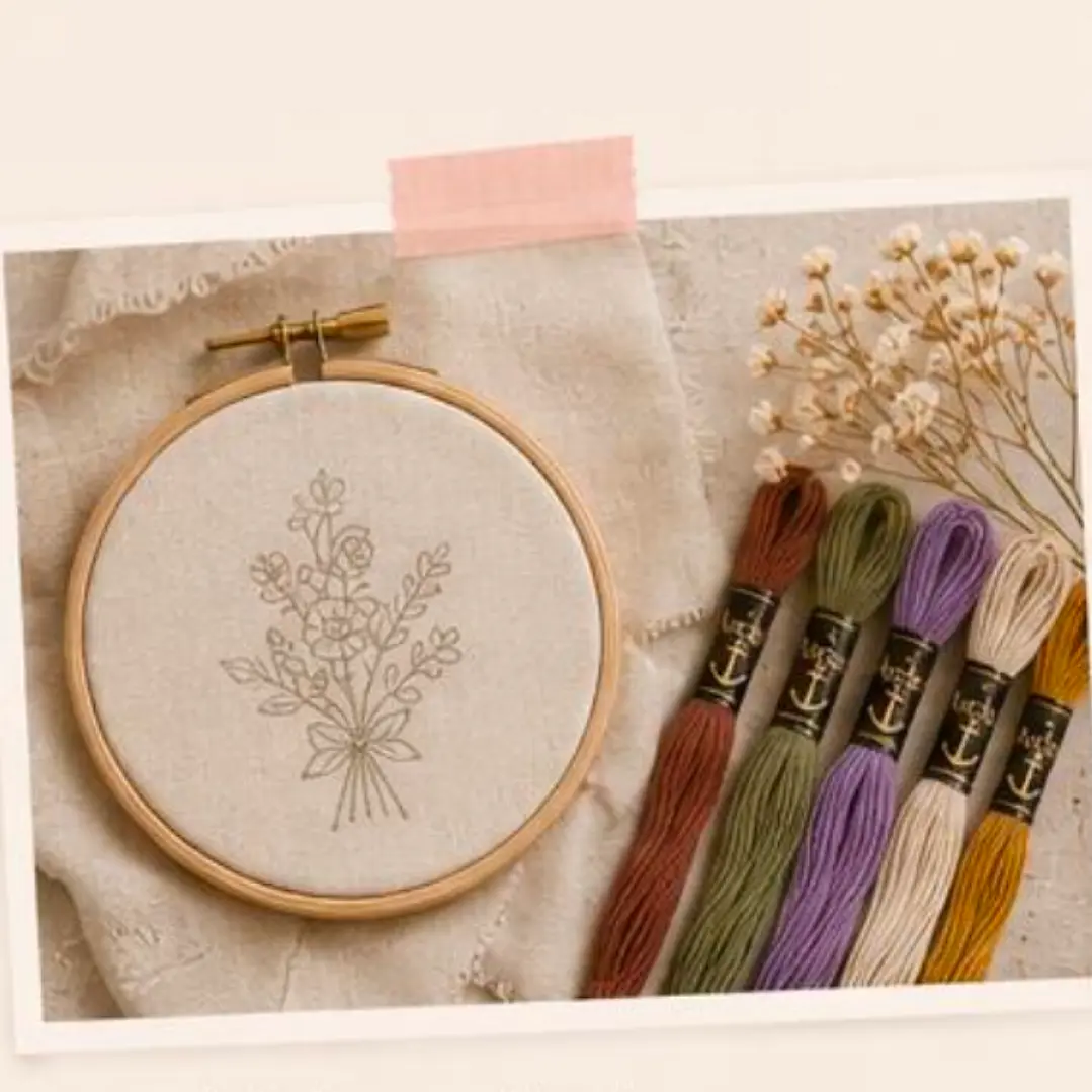 Kit para Workshop Iniciação ao bordado 1