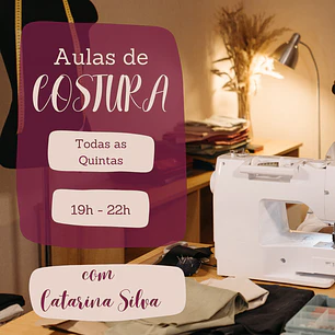 Aulas mensais de costura