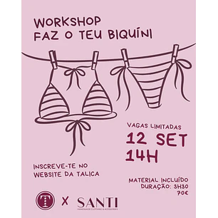 Workshop Faz o teu Biquíni