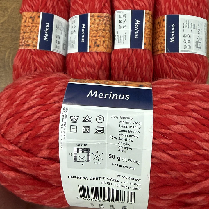 Pack 5 Merinus Vermelhos 2