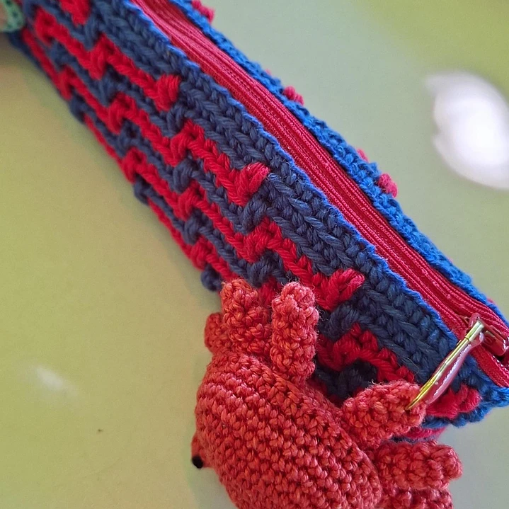 Workshop Presencial Crochet Mosaico - Estojo 2