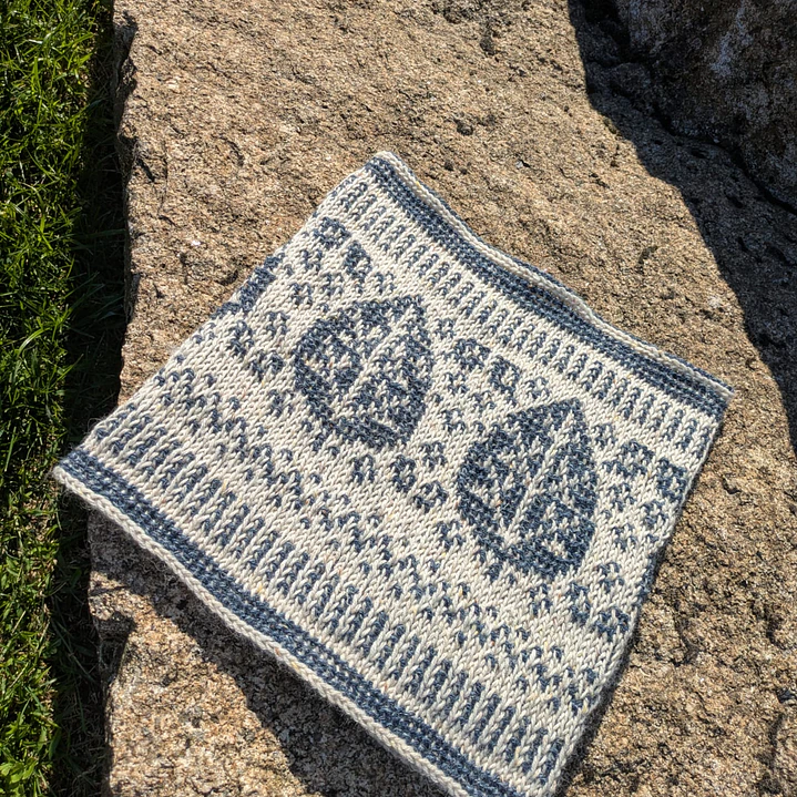 Workshop Presencial Crochet Tunisino Circular e em Mosaico - Gola Folha 4