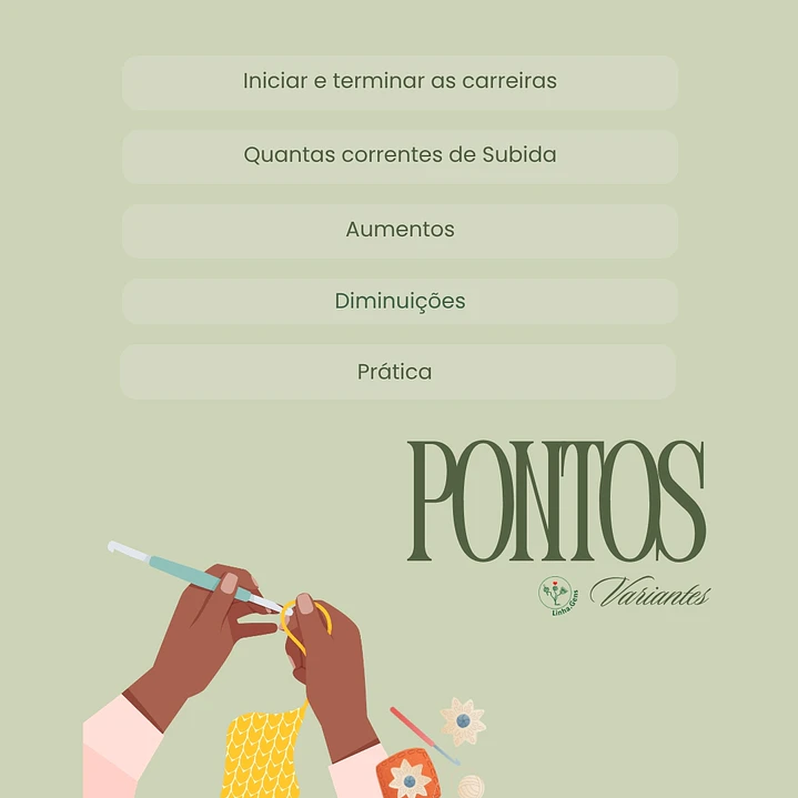 Curso On-line de Iniciação ao Crochet 5