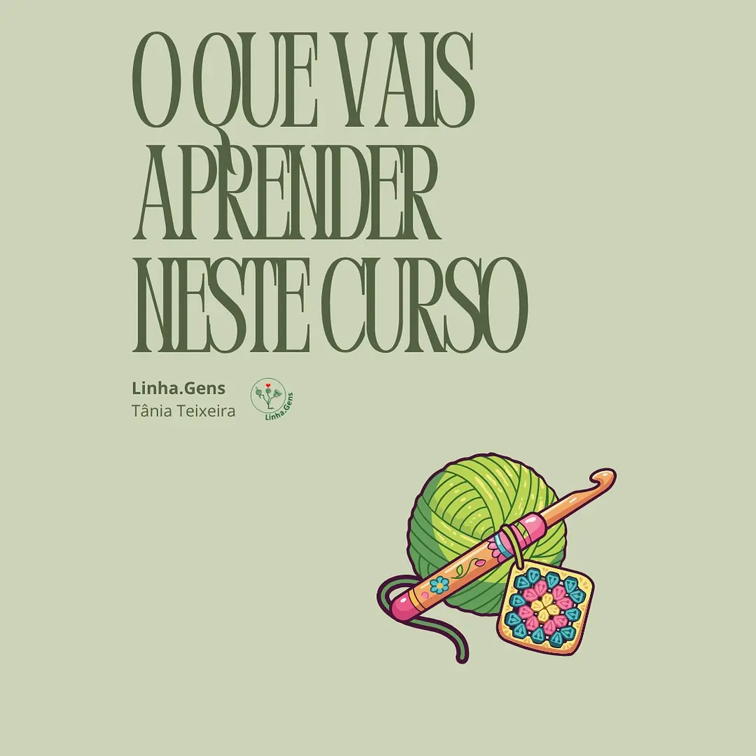 Curso On-line de Iniciação ao Crochet 3