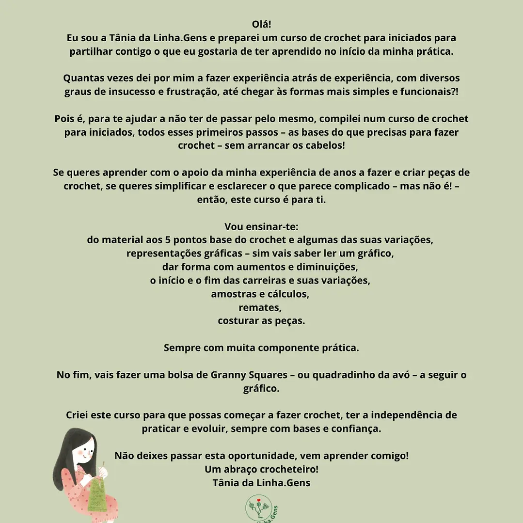 Curso On-line de Iniciação ao Crochet 2