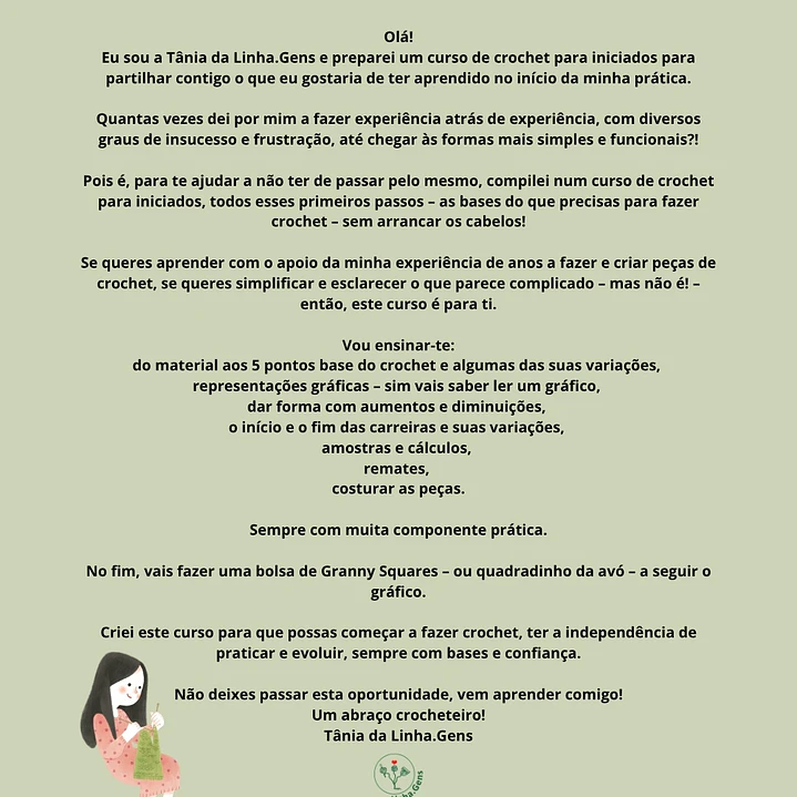 Curso On-line de Iniciação ao Crochet 2