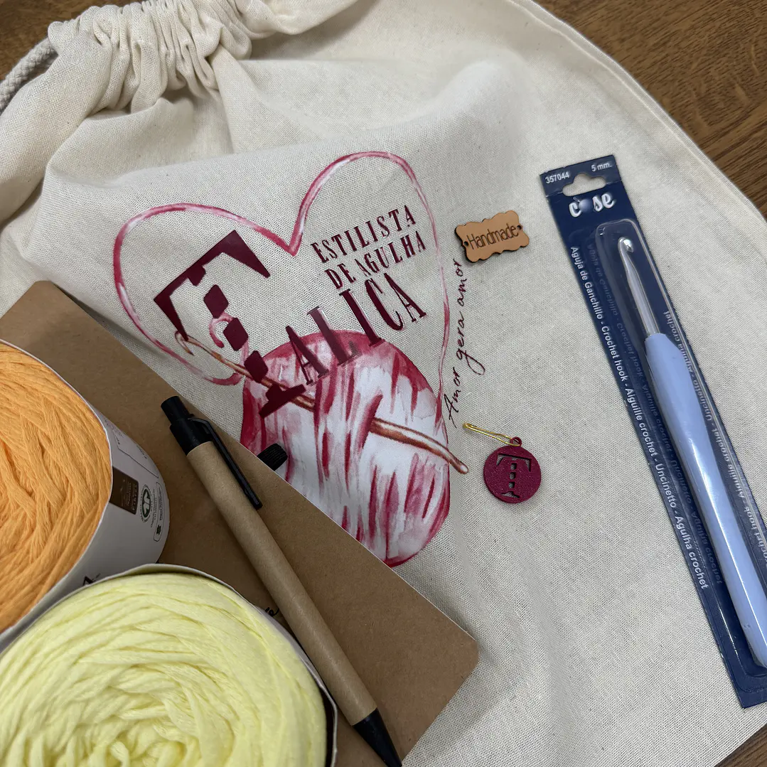 Kit Material Curso de Crochet 2