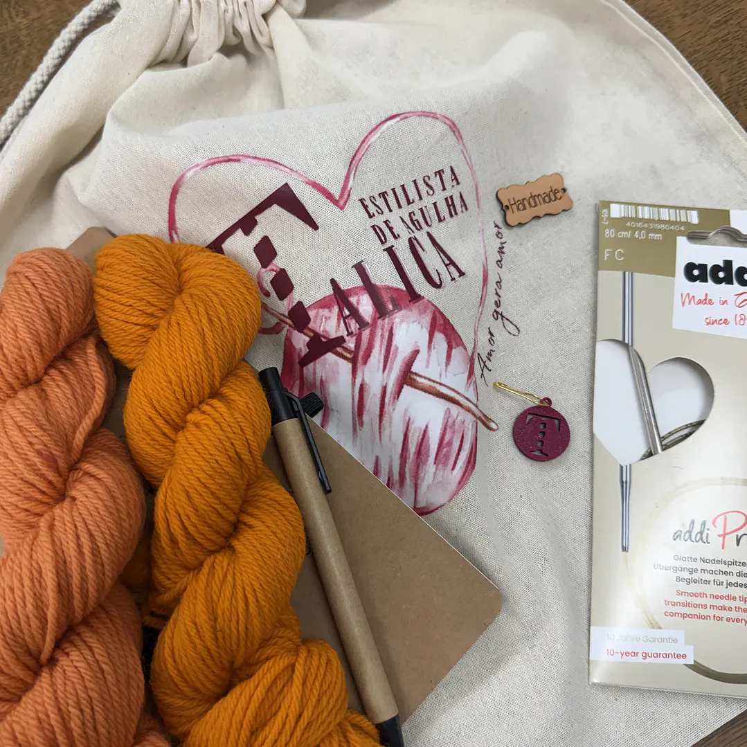 Kit de Material Curso de Tricot 1