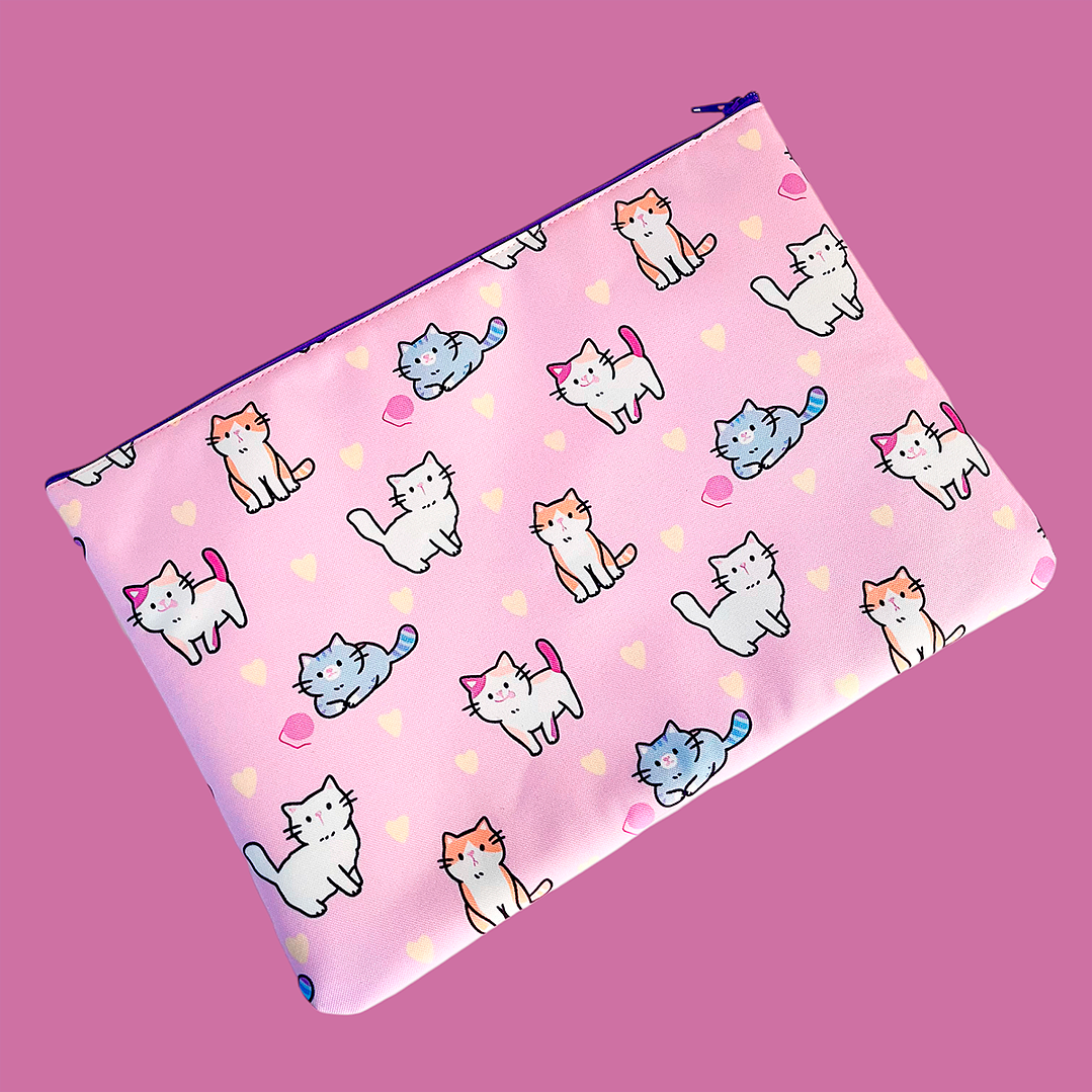 Funda de Notebook Dream Love- Cats 14 Pulgadas 1