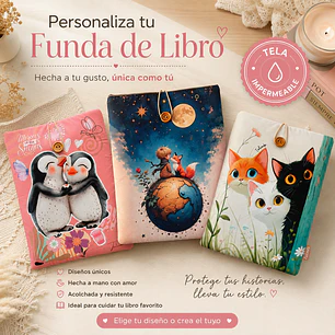 Funda de Libro Personalizada