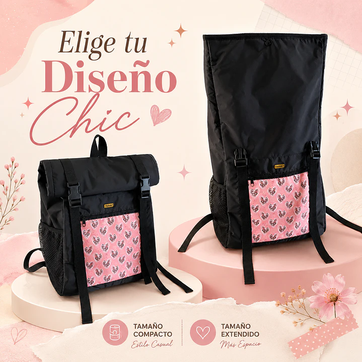 Mochila Barcelona 30 Lts - Elige tu Diseño Chic 1