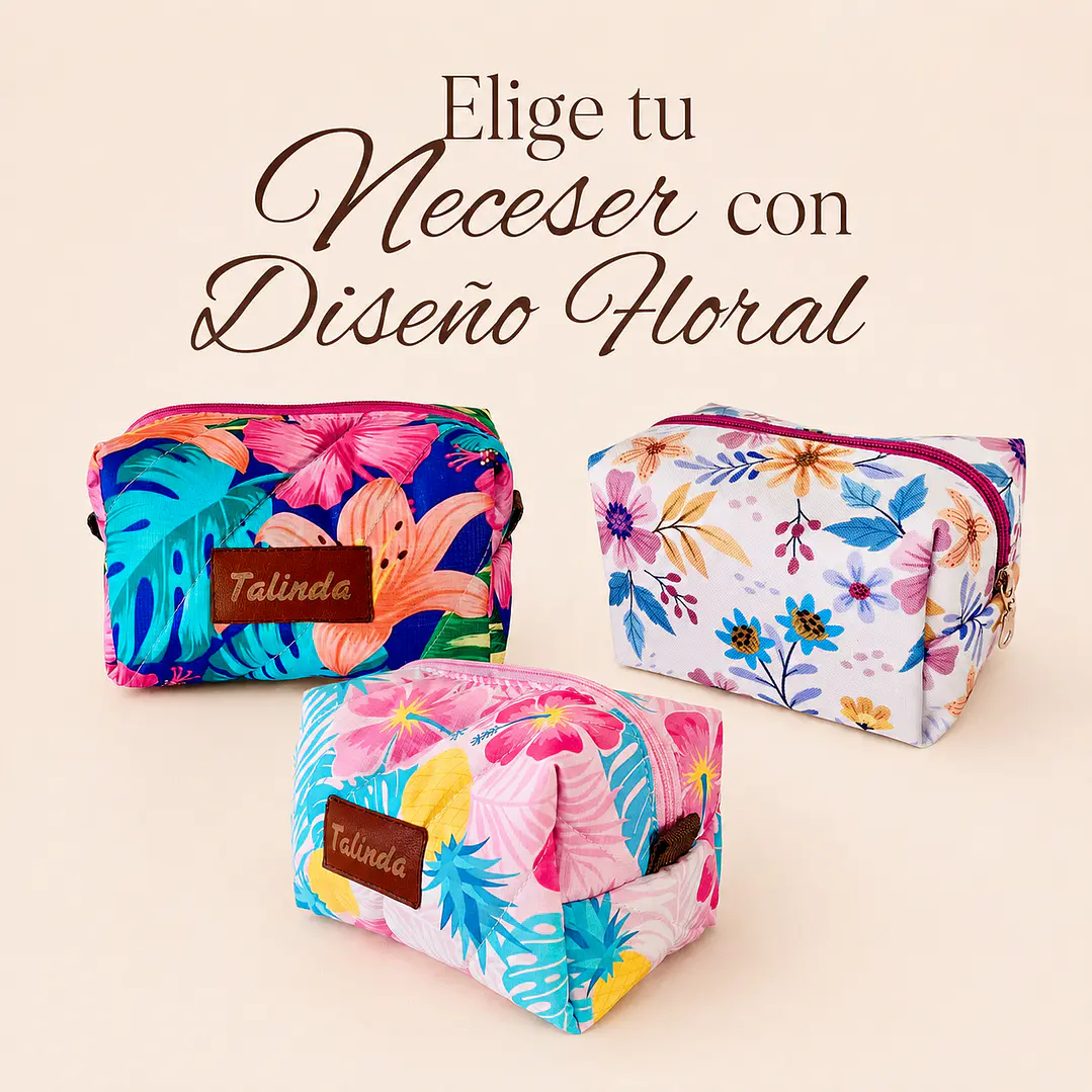 Neceser - Elige tu Diseño Floral 1