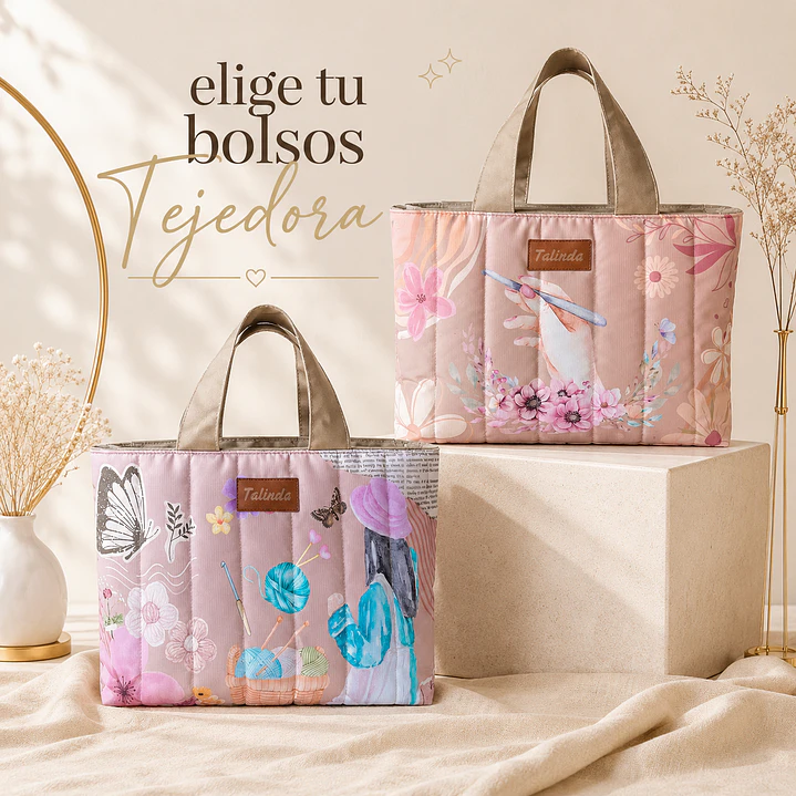 Bolso Tejedora - Elige tu diseño Talinda 1