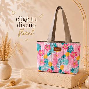 Bolso Tejedora  - Elige tu Diseño Floral