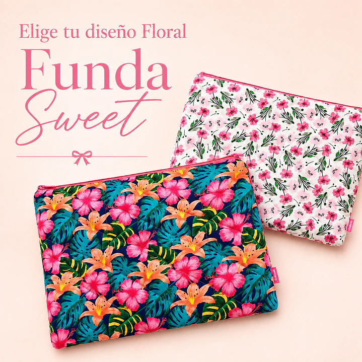Funda Notebook Sweet - Elige tu Diseño Floral 1