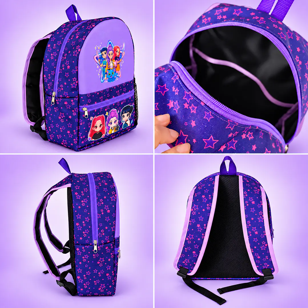 Pack Mochila + Lonchera + Estuche  Personalizado 3