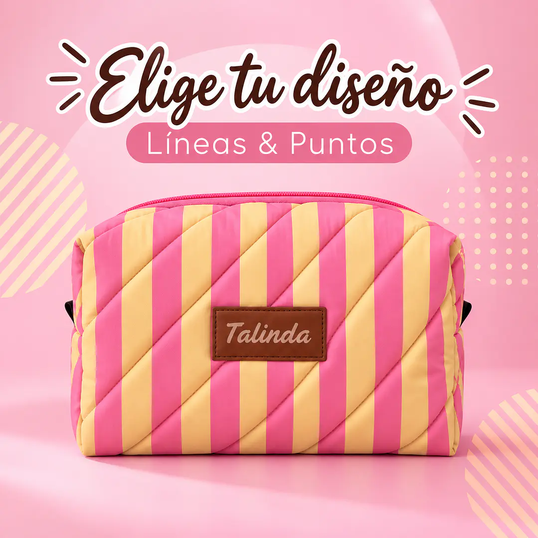 Maxi Neceser  - Elige tu Diseño Líneas & Puntos 1