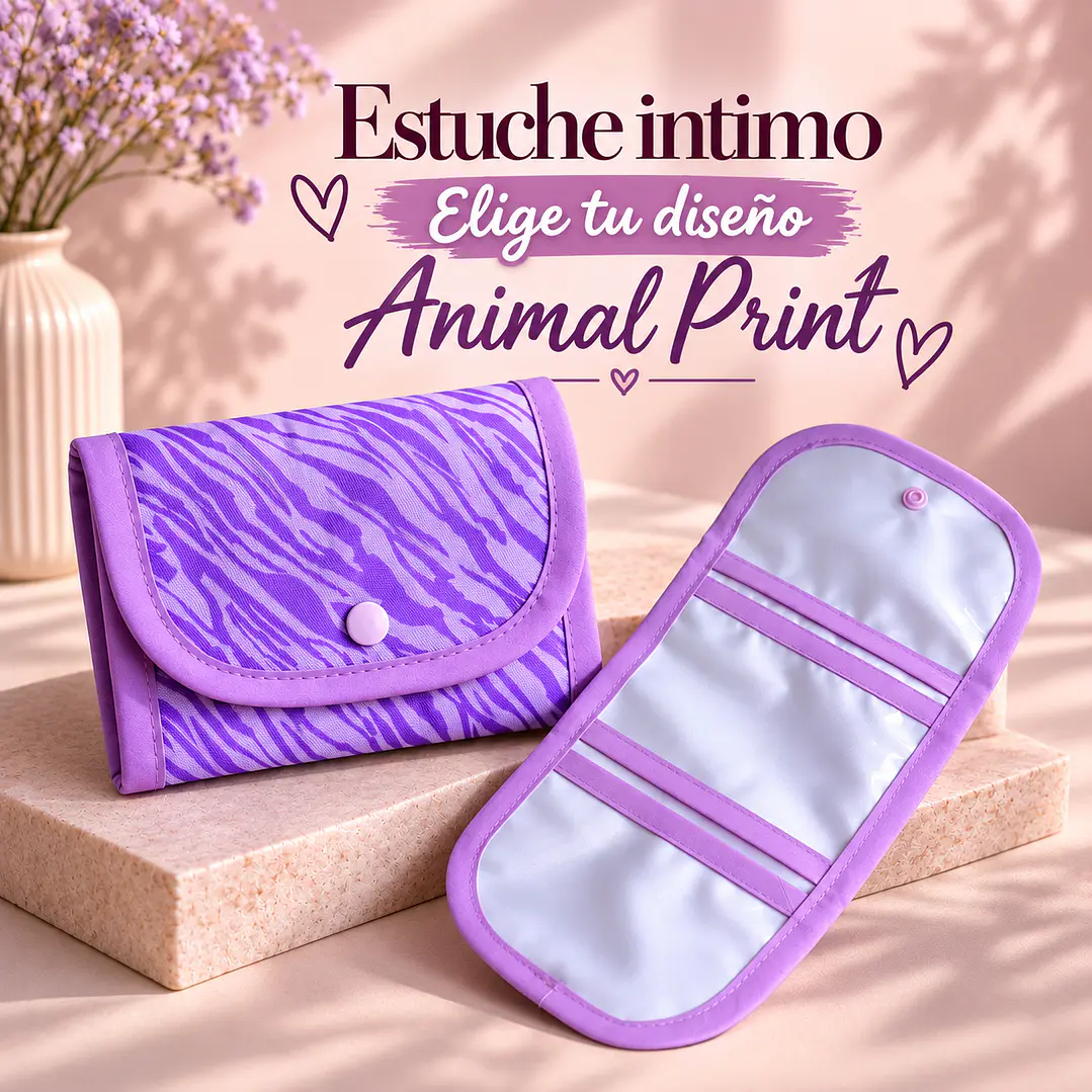 Estuche Intimo - Elige tu Diseño Animal Print 1