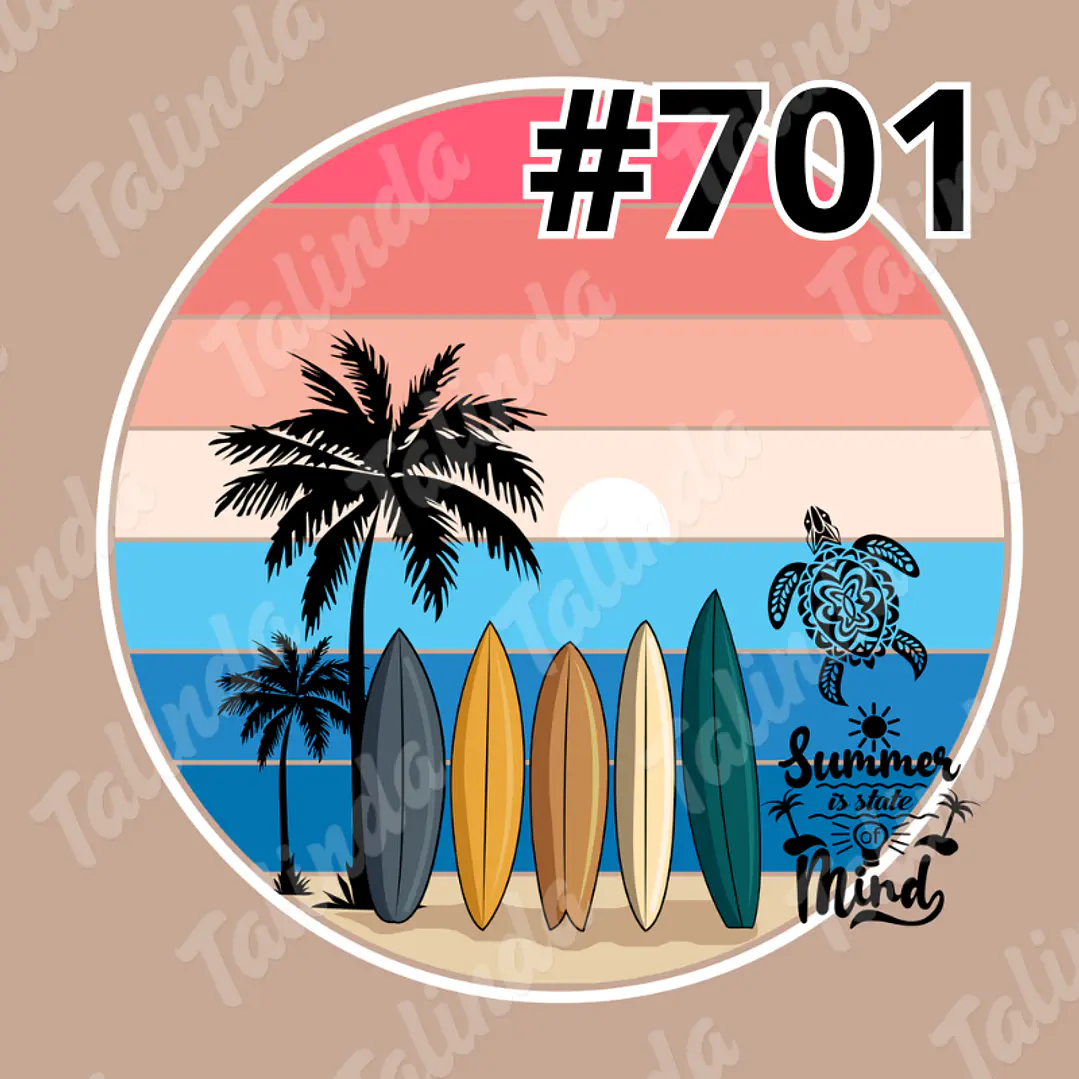 Estuche Plano -  Diseños Taoki 2