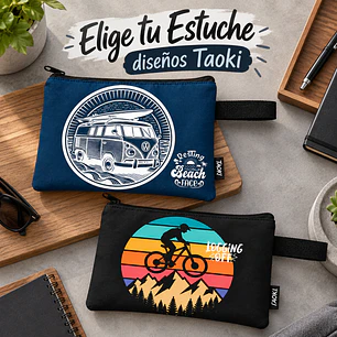Estuche Plano -  Diseños Taoki